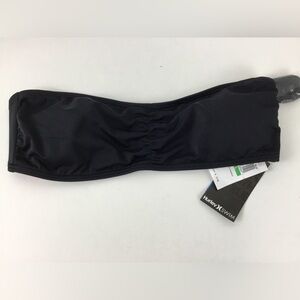 Hurley Bandeau Strapless Swim Bikini Top Size L NWT